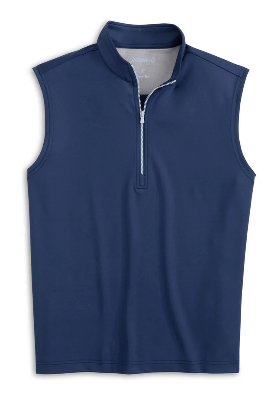 NEW JOHNNIE-O WOMEN'S NAVY BLUE DAVE 1/4 ZIP PERFORMANCE VEST TOP GOLF SZ S